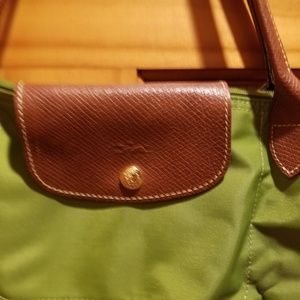 Longchamp foldable tote in Green